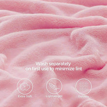 Load image into Gallery viewer, COMFEYA 180x200cm Ultra-Soft Fleece Blanket - Pink