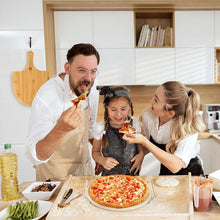 Load image into Gallery viewer, OZZYCOOK 33cm Pizza Stone for Oven and Grill with Pizza Peel