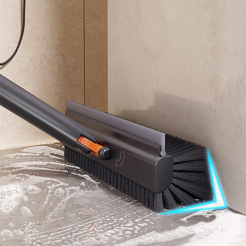 2 in 1 Scrape and Heavy-Duty Stiff Bristle Scrubber Brush