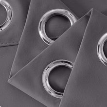 Load image into Gallery viewer, COMFEYA Outdoor and Indoor Blackout Curtains 130x240cm - Grey (2 Pack)