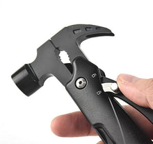 Load image into Gallery viewer, Multi-Purpose Hammer Camping Multi Tool - Black