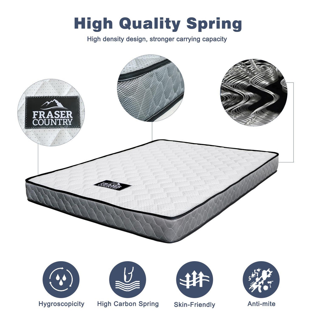 Fraser Country: Basic Bonnell Spring Mattress - Double