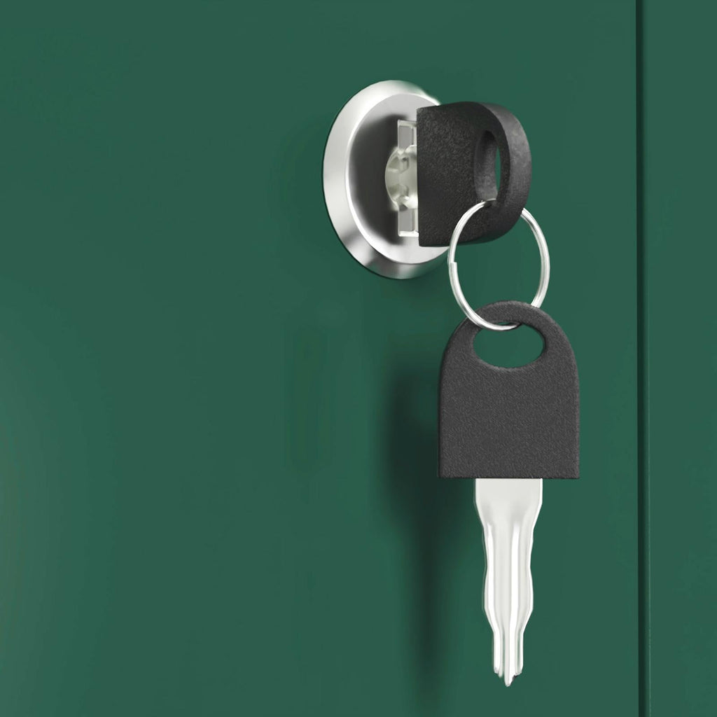 Gorilla Office - Mobile Metal 5 Drawer Cabinet - Pine Green