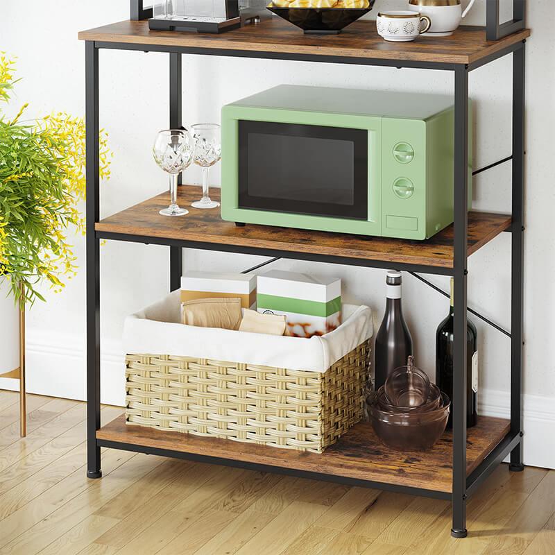 Vasagle Kitchen Storage Baker's Rack - 6-Tier (Rustic Brown)