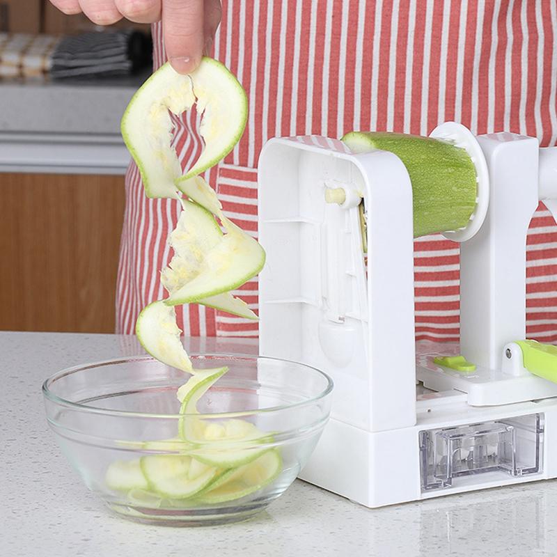 Ozzycook Portable Folding Hand Vegetable Spiralizer