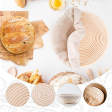 Load image into Gallery viewer, OZZYCOOK Sourdough Starter Kit with Bread Proofing Basket