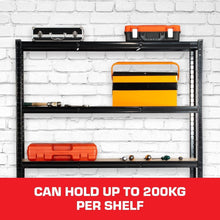 Load image into Gallery viewer, 5-Tier Adjustable Modular Boltless Garage Shelving Unit - 120x40x180cm