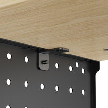 Load image into Gallery viewer, Gorilla Office - Storage Trolley With Pegboards &amp; Accessories (Black - Wood)