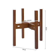 Load image into Gallery viewer, GREENYHAVEN 2-Pack Plant Stands - Brown