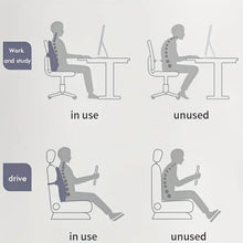 Load image into Gallery viewer, COMFEYA Memory Foam Lumbar Support Pillow - Black