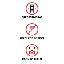 Load image into Gallery viewer, 5-Tier Adjustable Boltless Garage Shelving Unit - 90x40x180cm