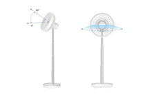 Load image into Gallery viewer, Kogan Rechargeable Oscillating DC Fan