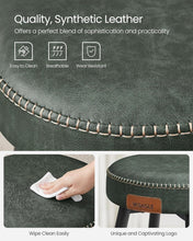 Load image into Gallery viewer, VASAGLE Ekho Collection Bar Stools Set of 2 - Forest Green