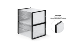 Load image into Gallery viewer, Ovela: Set of 12 Click Shoe Box-Large, Clear/Black