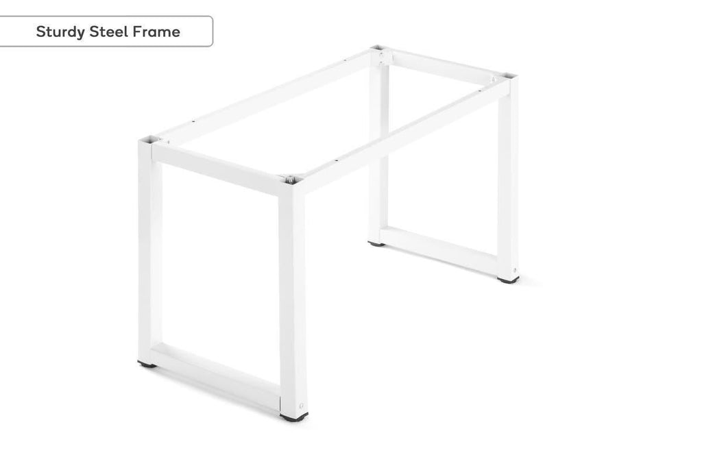 Ovela: Glasgow Study Desk (Oak Finish/White)