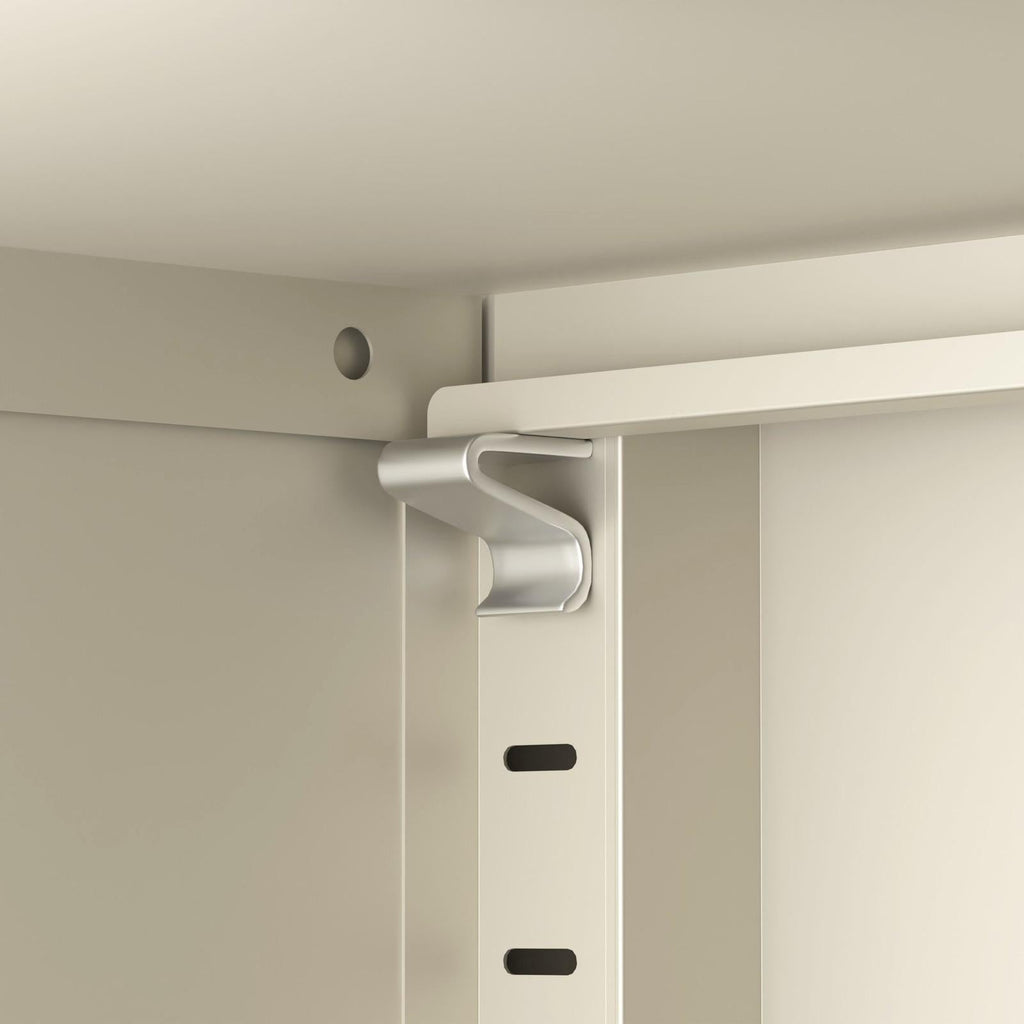 Fraser Country Milan Metal Cabinet With Drawers - Cream