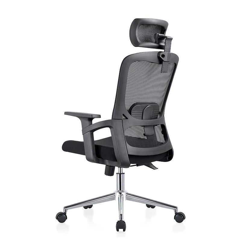 Gorilla Office: Office Computer Chair - Black With Chrome Base