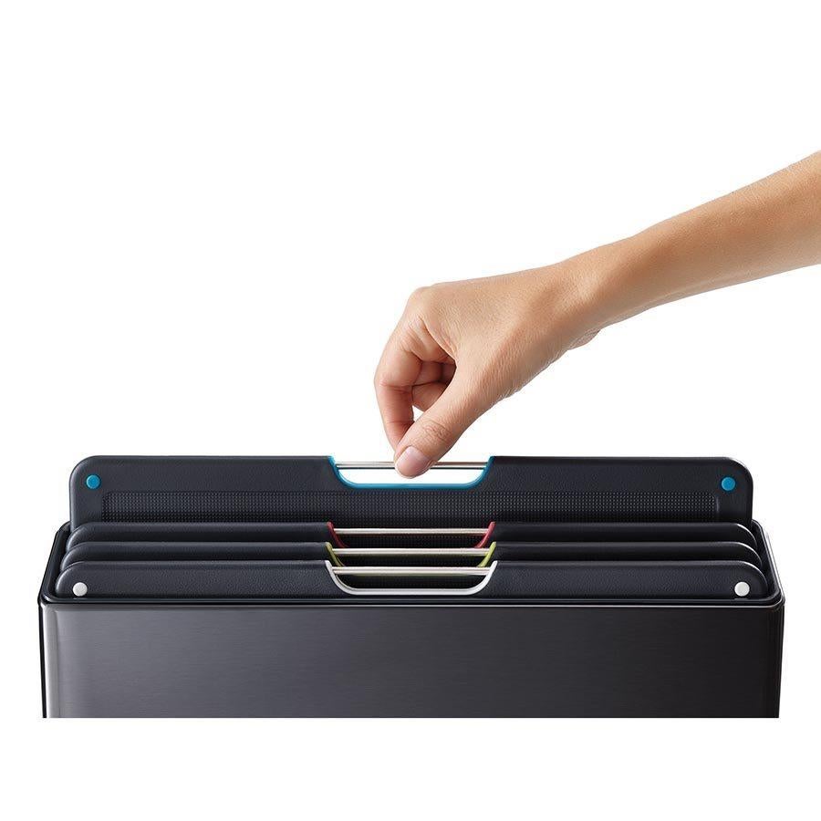 Joseph Joseph: Folio Steel 4 Piece Chopping Board Set - Carbon Black