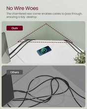 Load image into Gallery viewer, Vasagle L-Shaped Computer Desk - White