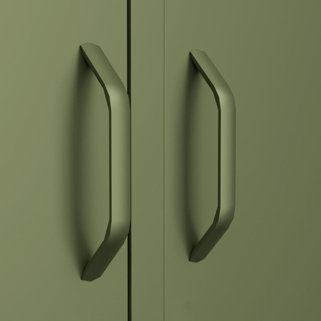 Fraser Country Milan Metal Storage Locker & TV Cabinet - Olive Green