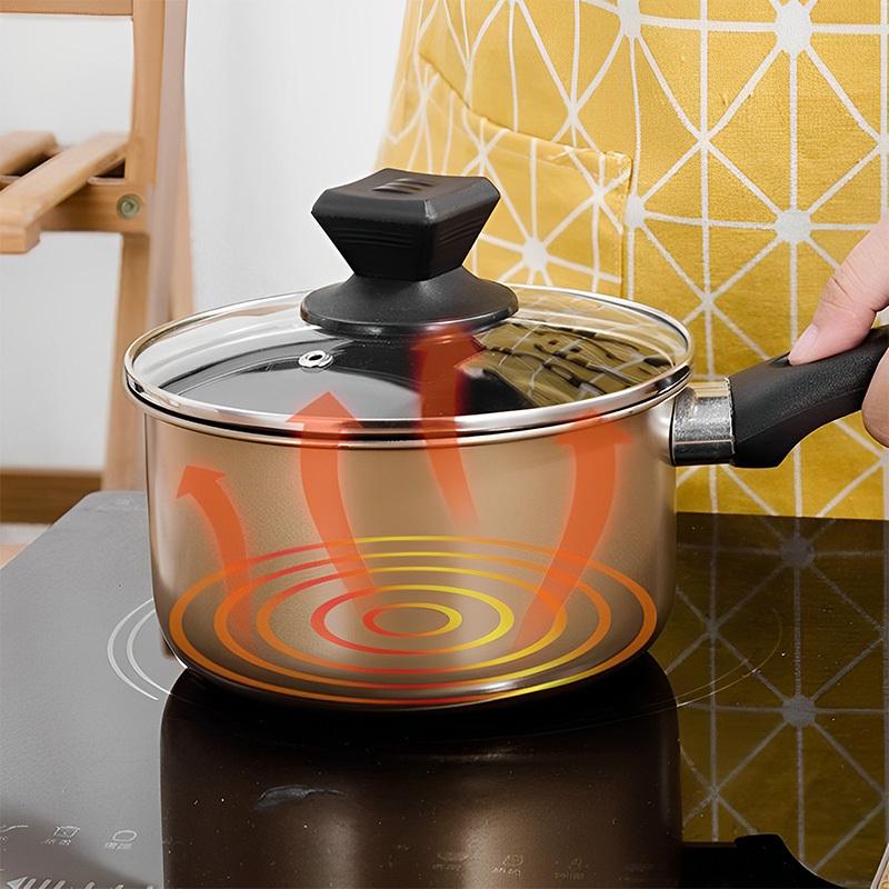 COOKOZZY 3 - Piece Nonstick Pots and Pans Set