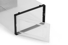 Load image into Gallery viewer, Ovela: Set of 12 Click Shoe Box (Small, Clear/Black)