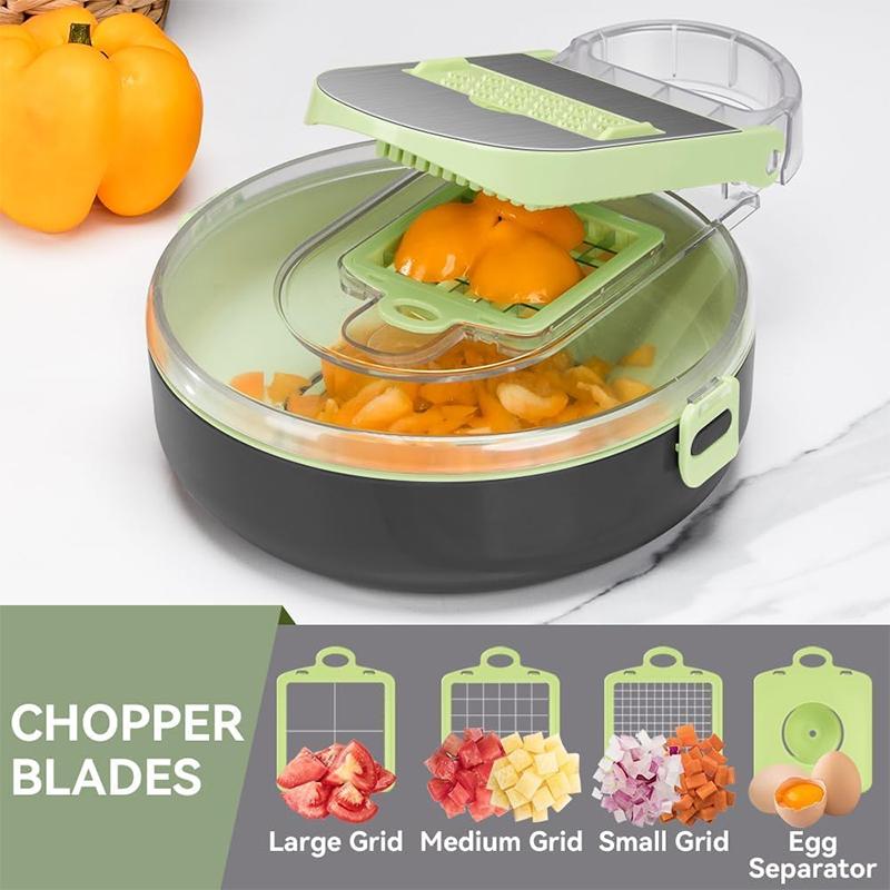 COOKOZZY 13 in 1 Vegetable Chopper Set - Green