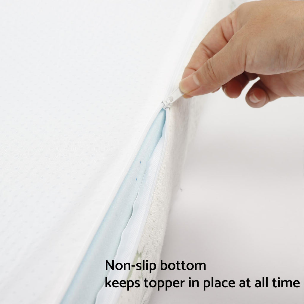 Fraser Country 7 Zone Gel Infused Memory Foam Mattress Topper - Queen (10cm Thick)