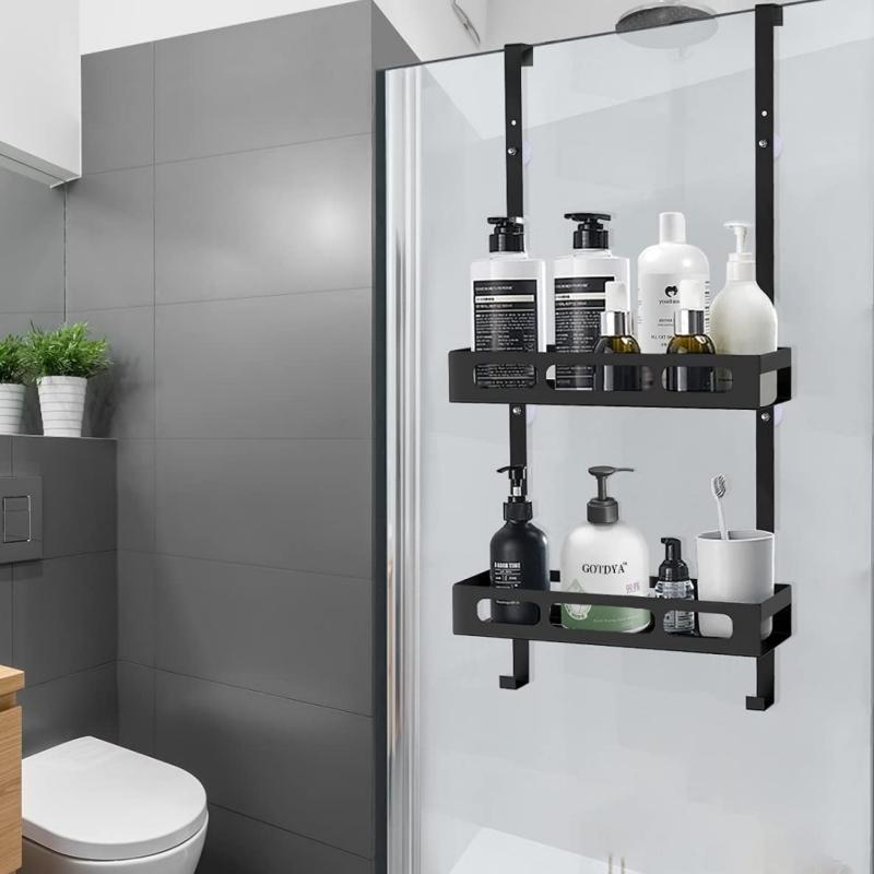 STORFEX Hanging Bathroom Storage Rack - Black