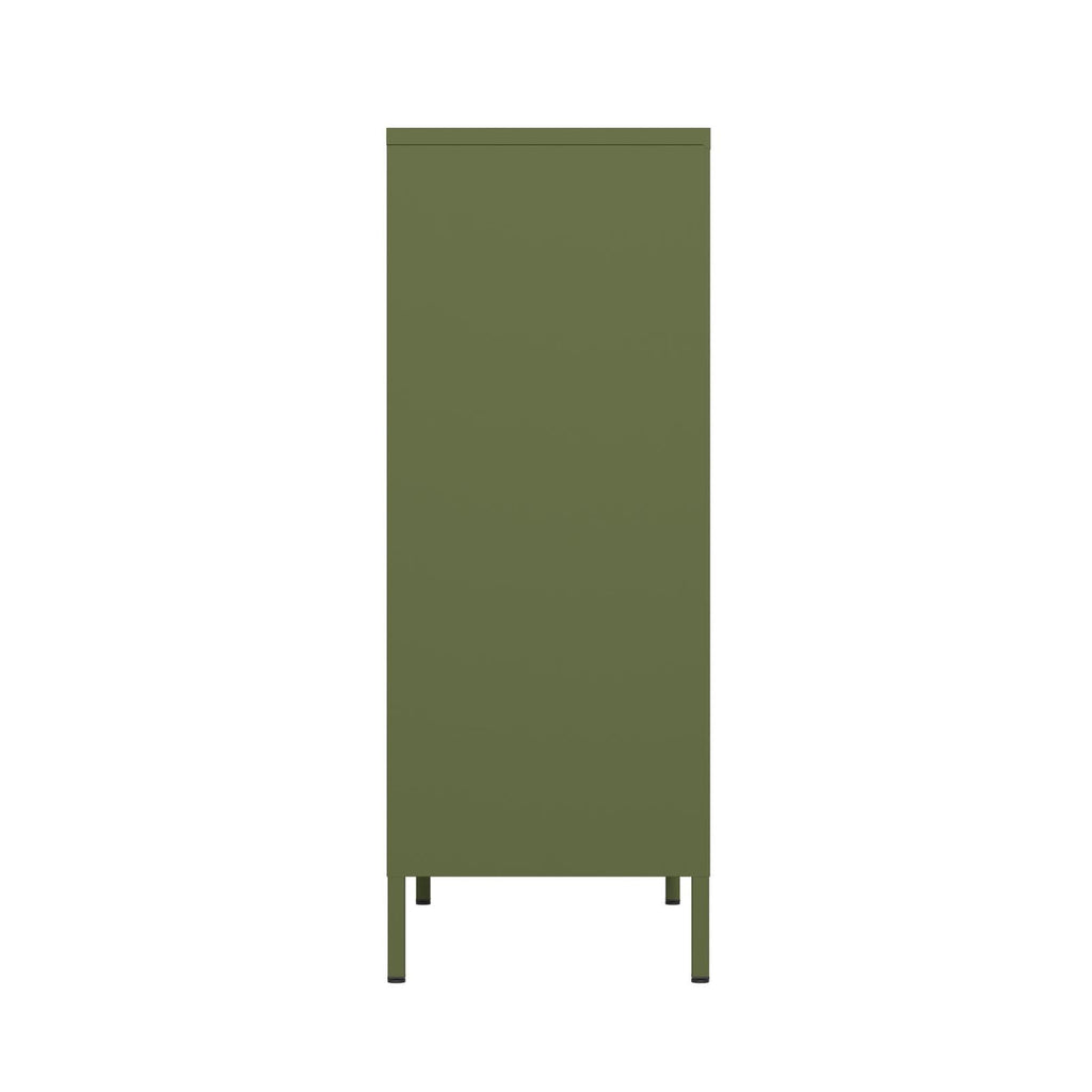 Fraser Country Milan Metal Cabinet - Olive Green