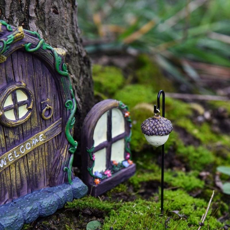 GREENHAVEN Fairy Door and Windows Set for Trees