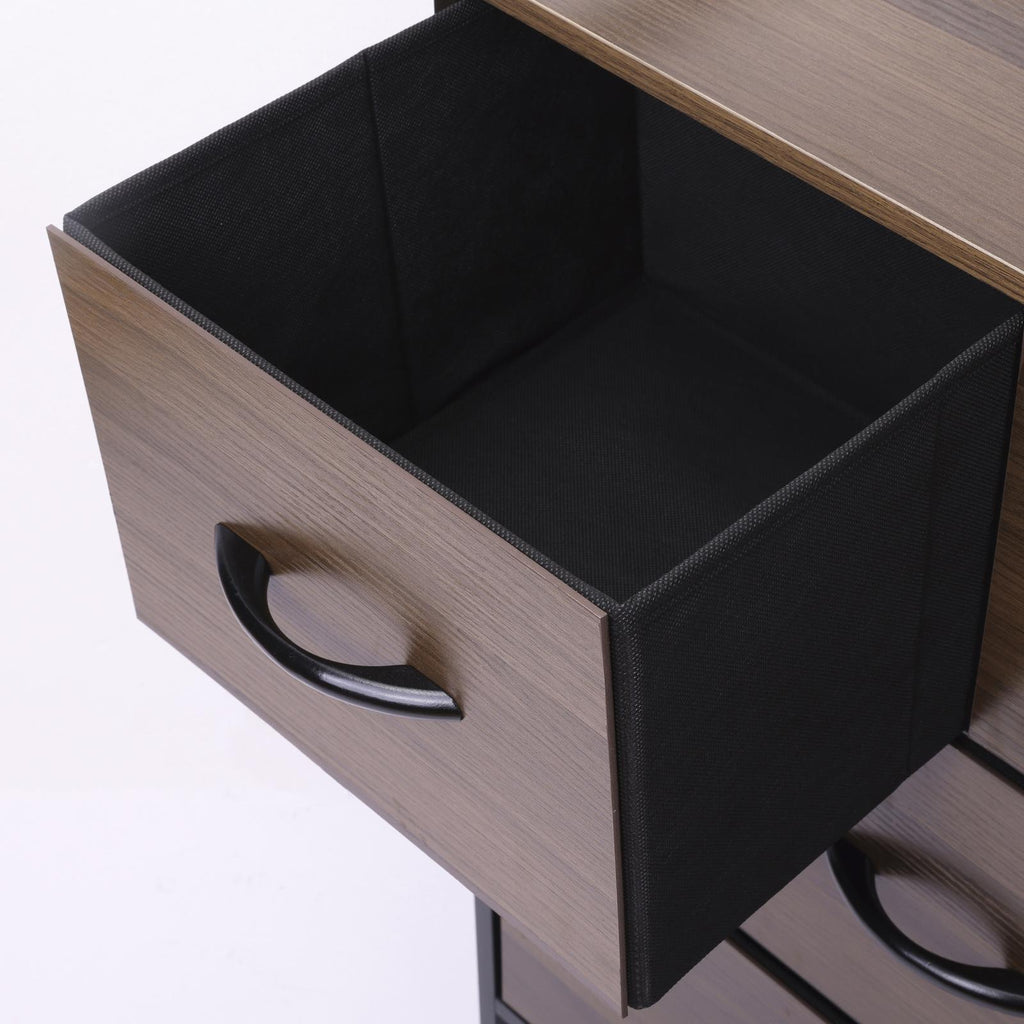 Ovela 5 Large Drawer Storage Chest - Nordic Walnut