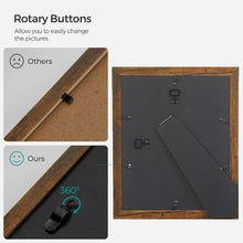 Load image into Gallery viewer, SONGMICS Collage Picture Frames (Pack of 10) - Rustic Brown