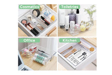 Load image into Gallery viewer, 25 Piece Clear Drawer Organiser Set