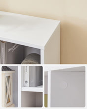 Load image into Gallery viewer, Vasagle Wooden Free Standing Bookcase with Open Cubes and Shelves - White