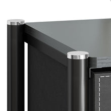 Load image into Gallery viewer, Fraser Country 5 Drawer Storage Dresser - Black / Silver