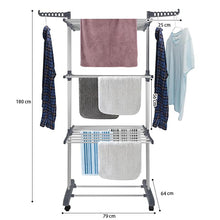 Load image into Gallery viewer, STORFEX 4-Tier Drying Rack - Grey