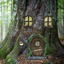 Load image into Gallery viewer, GREENHAVEN Fairy Door and Windows Set for Trees