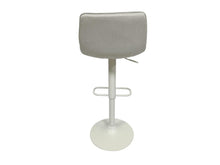 Load image into Gallery viewer, Fraser Country Set of 2 Adjustable Swivel Fabric Bar Stool - White/Cream
