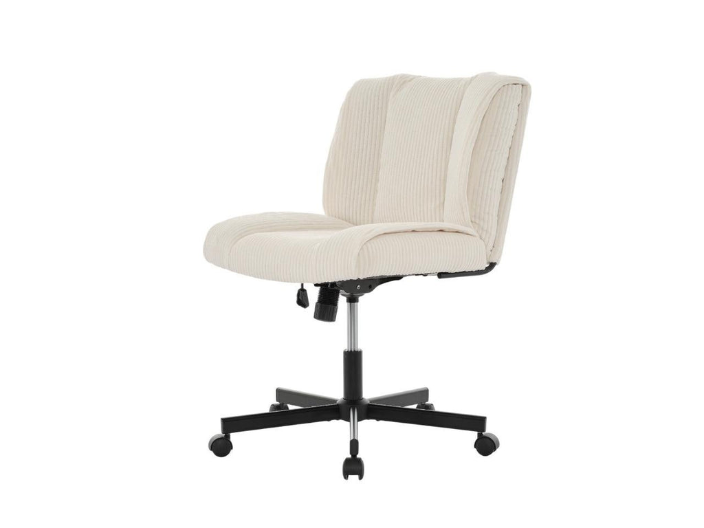 Gorilla Office - Corduroy Office Chair White