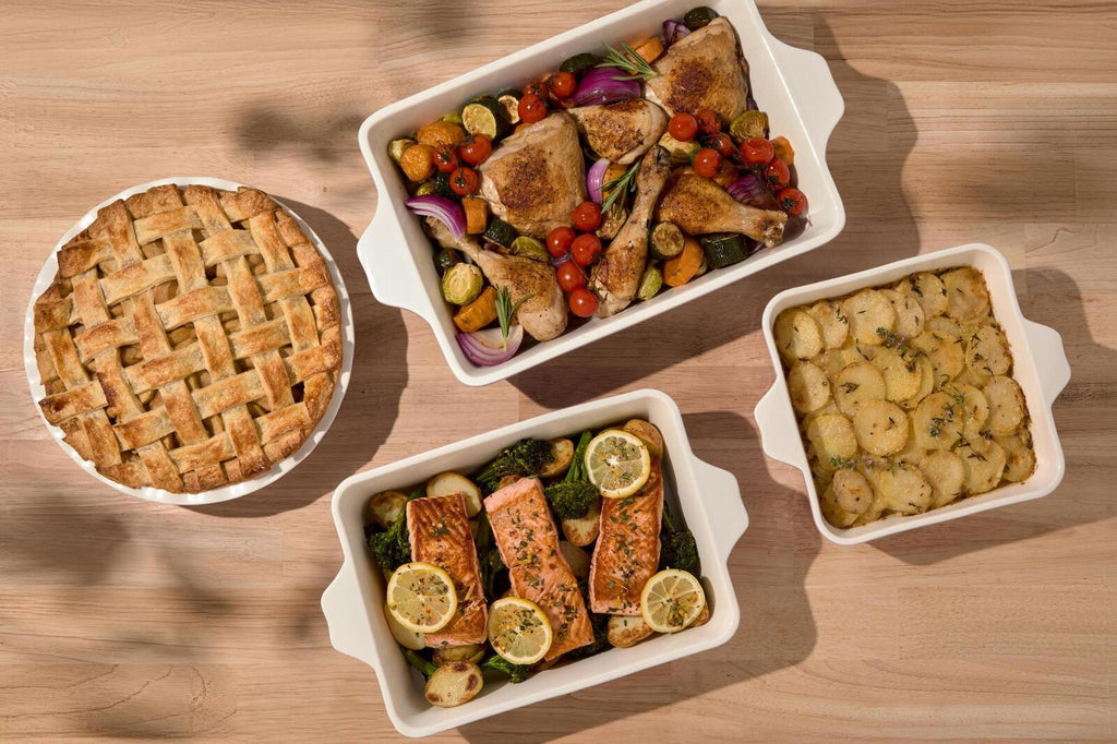 Maxwell & Williams: Blooms Rectangular Baker - White (32x22x6.5cm)