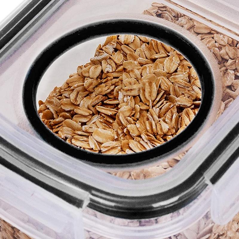 STORFEX 2.5L Storage Container Set - Black (4 Pack)