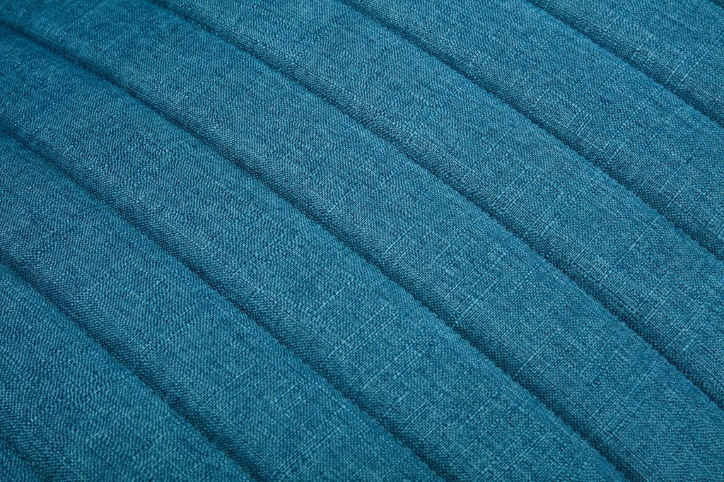 Gorilla Office- Ribbed Faux Linen Office Chair Blue