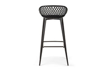 Load image into Gallery viewer, Ovela Set of 2 Leerdam Bar Stools (Black)
