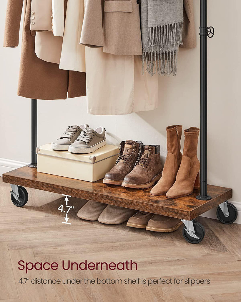 Vasagle Heavy Duty Industrial Pipe Garment Rack