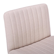 Load image into Gallery viewer, Gorilla Office- Ribbed Faux Linen Office Chair Beige