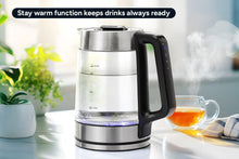 Load image into Gallery viewer, Kogan SmarterHome(TM) 1.7L Double Wall Glass Smart Kettle (Stainless Steel)
