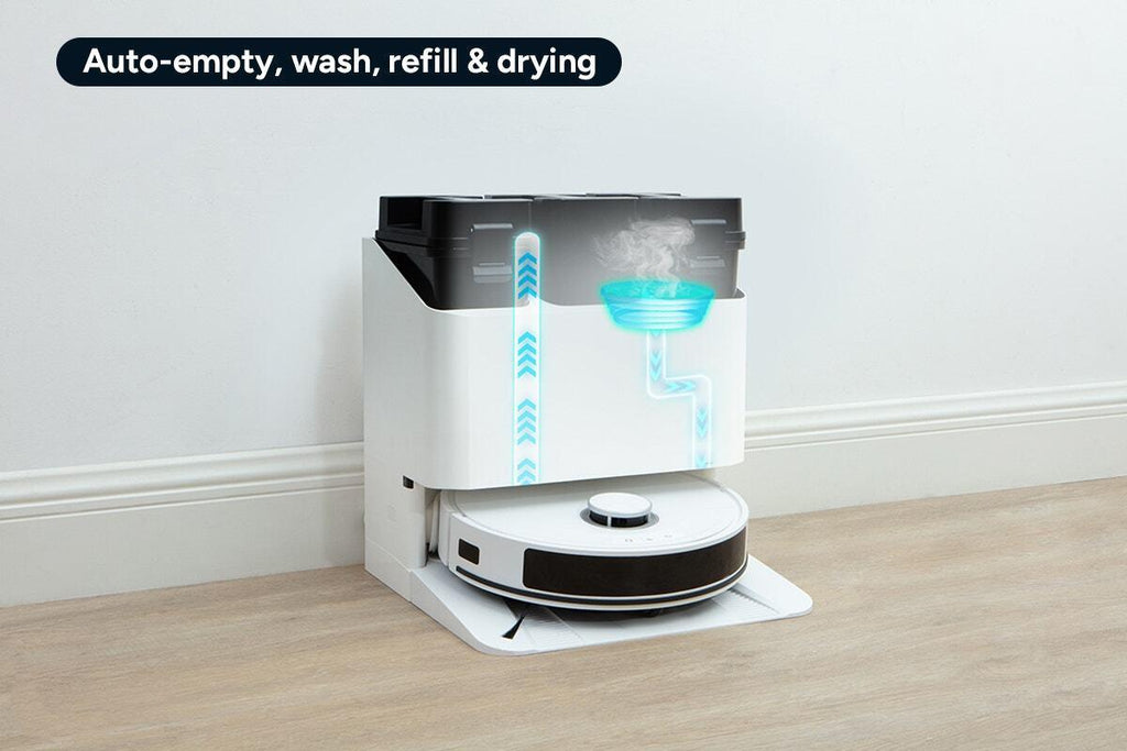 Kogan SmarterHome LX20 Pro Ultra Robot Vacuum and Mop with Self-Cleaning and Drying