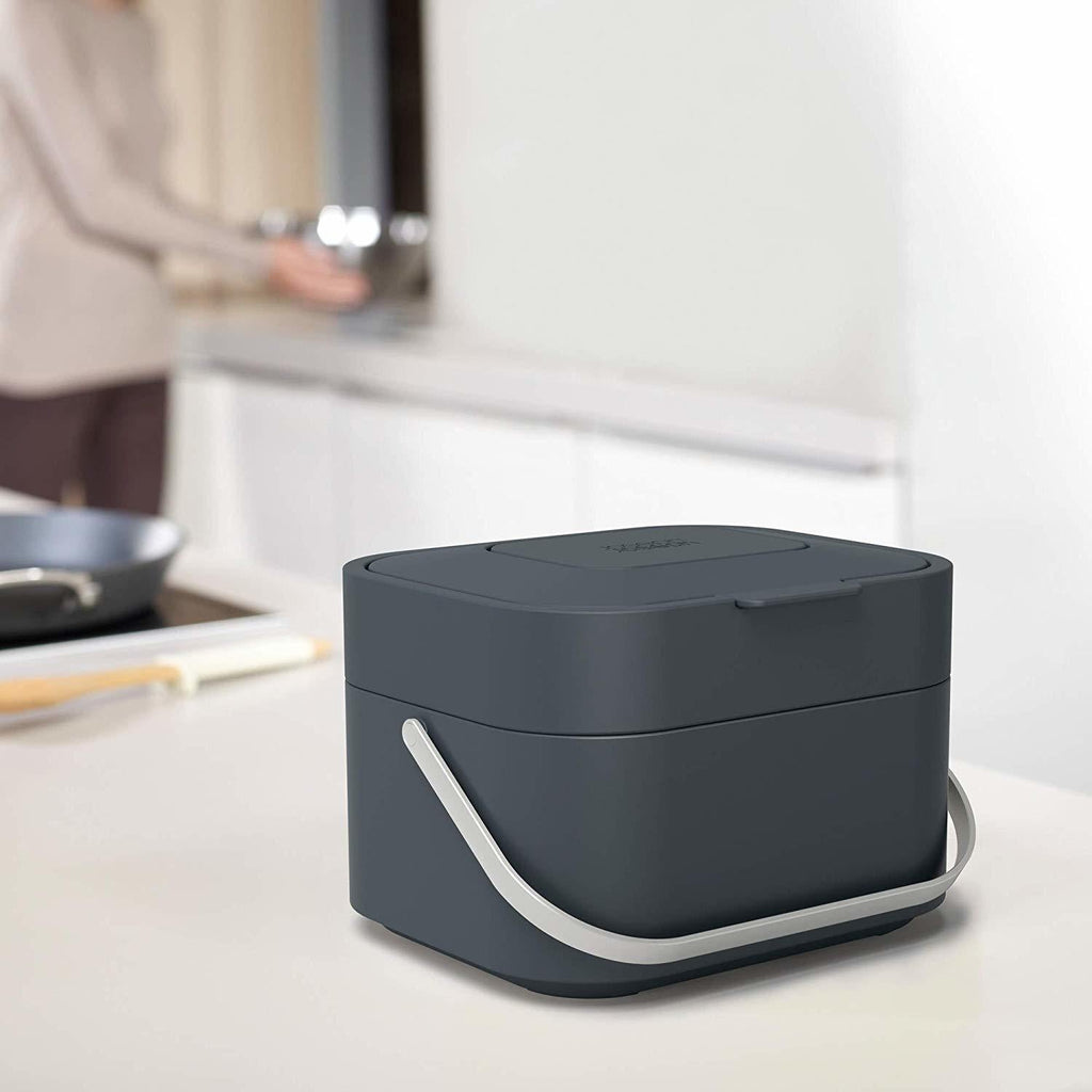 Joseph Joseph: Stack 4 Graphite Benchtop Compost Caddy