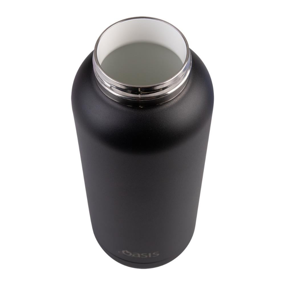 Oasis: Stainless Steel Ceramic MODA Triple Wall Insulated Drink Bottle - Black (1L)